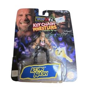 Nwt! 1998 WCW nWo Kevin Nash Keychain Wrestler